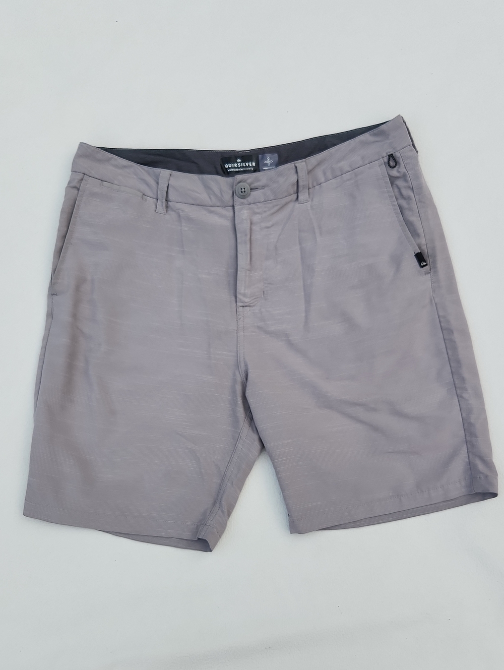 Quiksilver Union Amphibian Hybrid Shorts Grey Size 33 Quick Dry Boardshorts